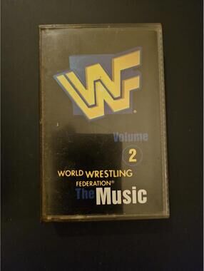 WWF(WWE)- World Wrestling Federation - The Music - vol. 2 - on cassette - RARE